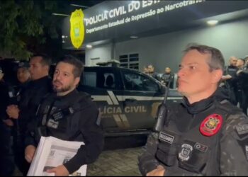 Polícias Civil e Militar realizam operação na cidade de Pau d’Arco e apreendem armas
