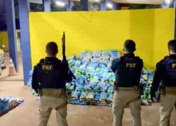 PRF apreende mais de 1,4 tonelada de drogas escondidas em carga de sucata na BR-316, no Piauí