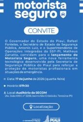 Governo do Piauí lança aplicativo com botão do pânico para motoristas por aplicativo, taxistas e mototaxistas