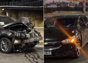Engavetamento na BR-316 envolve sete veículos e causa congestionamento na zona Sul de Teresina