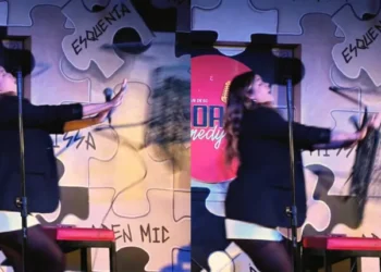 Comediante é agredida com cadeirada durante show de stand-up em Florianópolis após contar piada sobre velóri