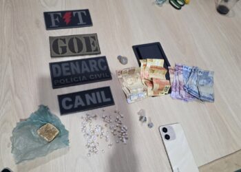 Polícia apreende drogas e celulares durante operação contra o tráfico em Timon