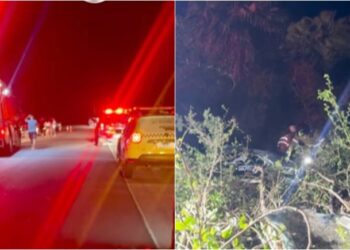 Motorista morre e três pessoas ficam feridas após capotamento no litoral do Piauí