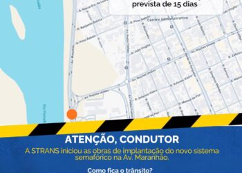 Avenida Maranhão passa por mudanças no trânsito com obra de semaforização; confira as alterações