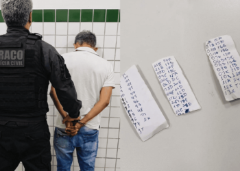 Concurso em Altos: homem é preso suspeito de alterar nome e tentar passar respostas para candidata