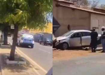 Foragido da Justiça foge de abordagem policial e abandona carro atingido por tiros em Oeiras