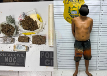 Suspeito conhecido como “Luquinha Três Pernas” é preso por tráfico de drogas em Parnaíba