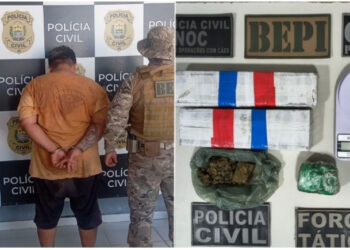 Homem é preso com quase 2 kg de maconha durante operação na zona rural de Esperantina