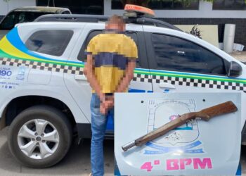 Homem é preso após ameaçar ex-companheira com arma artesanal em Pio IX