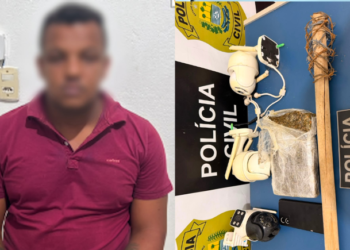 Suspeito de usar bastão para agredir companheira é preso em São Raimundo Nonato