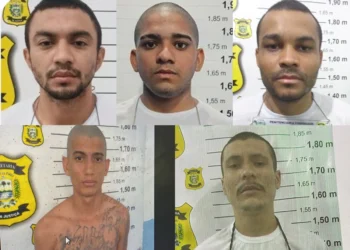 Cinco detentos fogem de penitenciária em Parnaíba durante banho de sol
