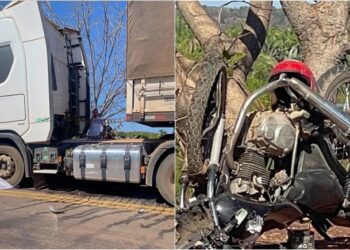 Motociclista morre após colisão frontal com carreta na divisa entre PI e MA