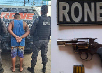 Homem condenado a mais de 15 anos por roubo é preso com arma escondida em casa em Teresina