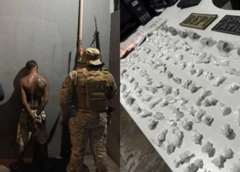 Homem é preso suspeito de tráfico de drogas durante ação da PM em Picos