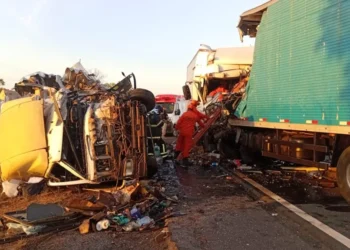 Acidente entre três caminhões deixa três mortos na BR-343, em Campo Maior