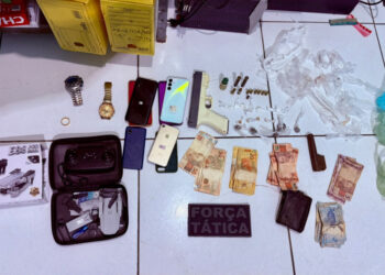 PM apreende drogas, munições e dinheiro durante operação em Várzea Grande do Piauí