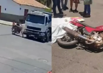 Criança de 10 anos morre após colisão entre moto e caminhão em Nossa Senhora dos Remédios