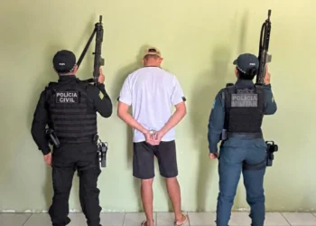 Suspeito de homicídio é preso após ação conjunta das polícias Civil e Militar em Fronteiras